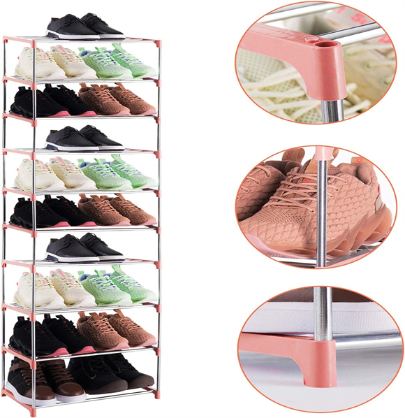 Shoe rack with cover